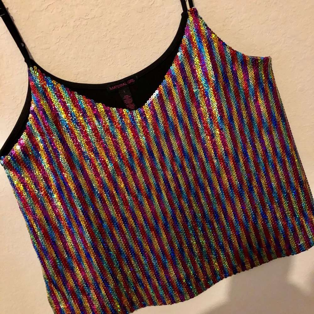 Madden Girl Sequin Top